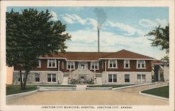 Junction City Municipal Hospital Postcard