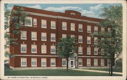 St. Mary's Hospital Winfield, KS Postcard Postcard Postcard