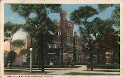 Mrs. Potter Palmer's Residence, Lake Shore Drive Postcard