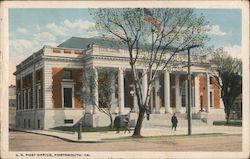 U.S. Post Office Portsmouth, VA Postcard Postcard Postcard