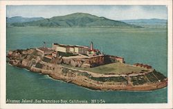 Alcatraz Island Postcard