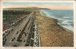 Esplanade and Beach Postcard