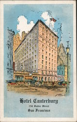 Hotel Canterbury Postcard