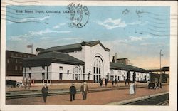 Rock Island Depot Chickasha, OK Postcard Postcard Postcard