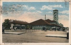 Missouri, Kansas & Texas Railway Depot Postcard