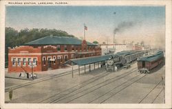 Railroad Station Lakeland, FL Postcard Postcard Postcard