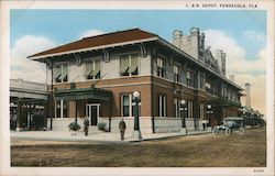 L. & N. Depot Pensacola, FL Postcard Postcard Postcard