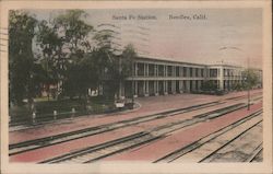 Santa Fe Station Needles, CA Postcard Postcard Postcard