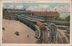 South Ferry, Municipal Ferry Terminal Postcard