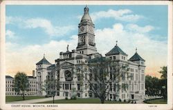 Elegant Court House Postcard