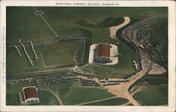 Municipal Airport Postcard