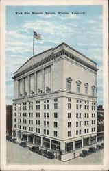 York Rite Masonic Temple Postcard