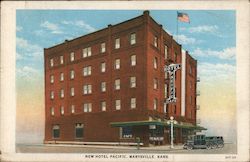 New Hotel Pacific Marysville, KS Postcard Postcard Postcard