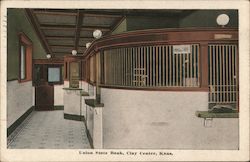 Union State Bank Clay Center, KS Postcard Postcard Postcard