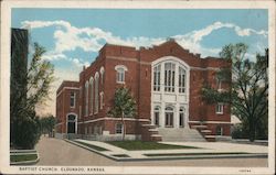 Baptist Church El Dorado, KS Postcard Postcard Postcard