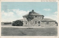 Old Fort hays Postcard