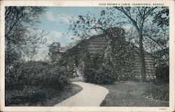 John Brown's Cabin Osawatomie, KS Postcard Postcard Postcard