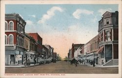 Commercial Street, Looking West from 5th Postcard