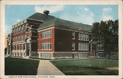 Ingalls New High School Atchison, KS Postcard Postcard Postcard
