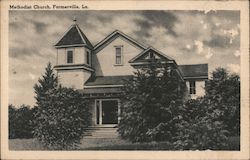 Methodist Church Farmerville, LA Postcard Postcard Postcard