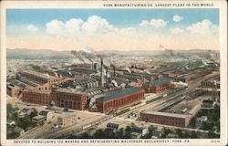 York Manufacturing Company Postcard