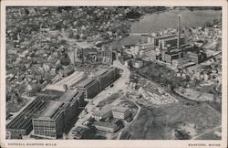 Goodall-Sanford Mills Maine Postcard Postcard Postcard