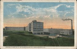 Central Plant, W.H. McElwain Shoe Co. Postcard