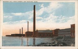 Manomet Mill From Harbor New Bedford, MA Postcard Postcard Postcard