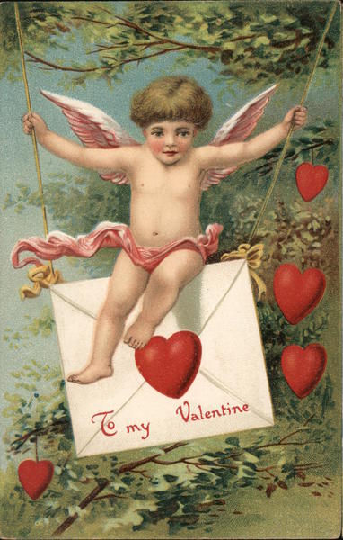 To my Valentine Ellen Clapsaddle Cupid