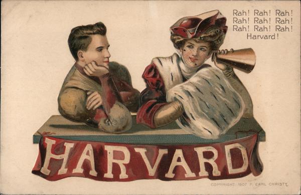 Harvard University College Girl F. Earl Christy College Girls