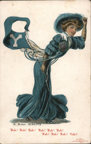 Yale University College Girl F. Earl Christy College Girls