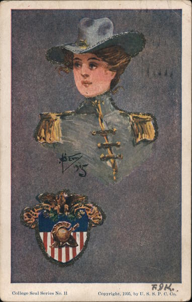 1905 College Seal Series No. 11 West Point US Military Academy