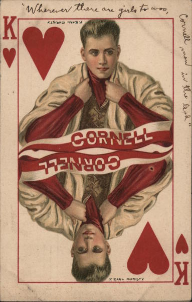 Cornell University King of Hearts F. Earl Christy College Girls