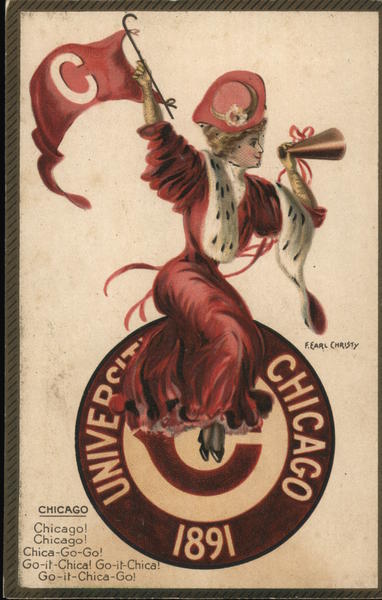 University of Chicago College Girl F. Earl Christy