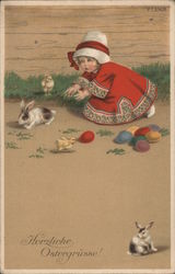 Herzliche Ostergrusse! Postcard
