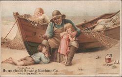 Presented by Household Sewing Machine Co. Trade Card