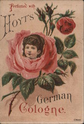 Perfumed with Hoyt's German Cologne Lowell, MA Trade Card Trade Card Trade Card