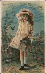 Perfumed with Hoyt's German Cologne Lowell, MA Trade Card Trade Card Trade Card