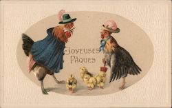 Joyeuses Paques - Happy Easter Postcard