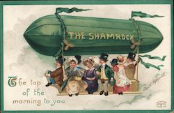 The Top of the Morning To You - The Shamrock St. Patrick's Day Ellen Clapsaddle Postcard Postcard Postcard