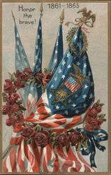 Honor the brave! 1861-1865 Postcard
