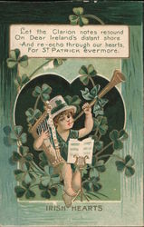 Irish Hearts St. Patrick's Day Postcard Postcard Postcard