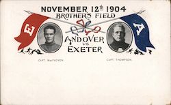 Andover vs. Exeter, November 12th, 1904, Brother's Field Postcard
