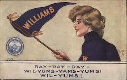 Williams College Girl Postcard