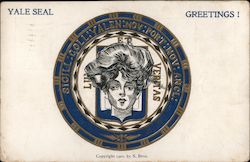 Yale University Seal College Girls Postcard Postcard Postcard