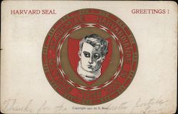 Harvard University Seal Postcard