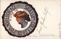 Columbia College Girl Postcard