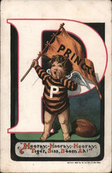 Princeton University Baby Angel Mascot Cherub Postcard