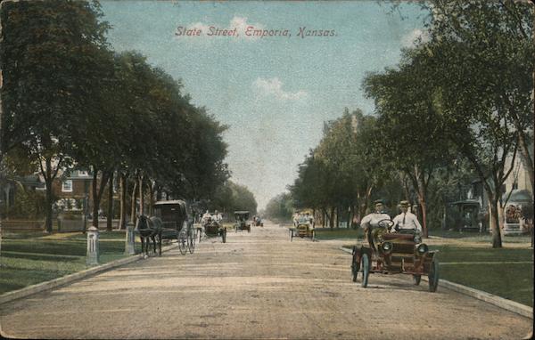 View of State Street in Emporia, Kansas