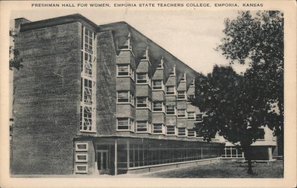 Freshman Hall for Women Emporia State Teachers College Kansas